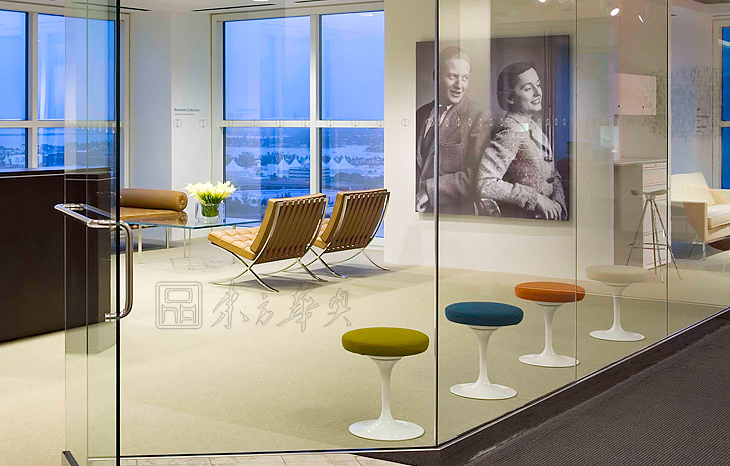 辦公沙發|現代真皮沙發|辦公家具|巴塞羅那休閑沙發|沙發|休閑沙發