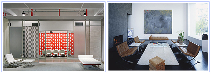 現(xiàn)代經(jīng)典休閑椅|真皮休閑椅|辦公家具|巴賽羅那休息床|休閑床