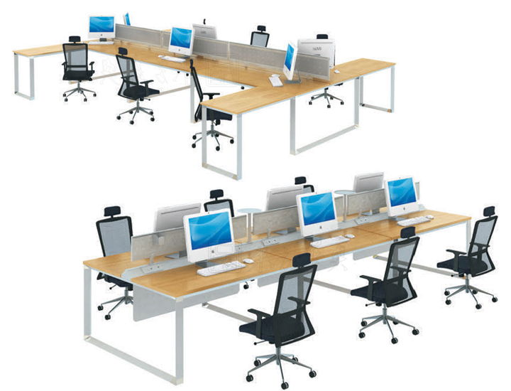 辦公臺|鋼木職員臺|辦公家具|鋼木職員臺