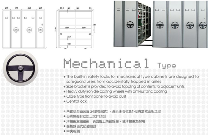 鋼制家具|密集柜|辦公家具|機械式移動密集柜|密集柜、密集架、檔案密集柜